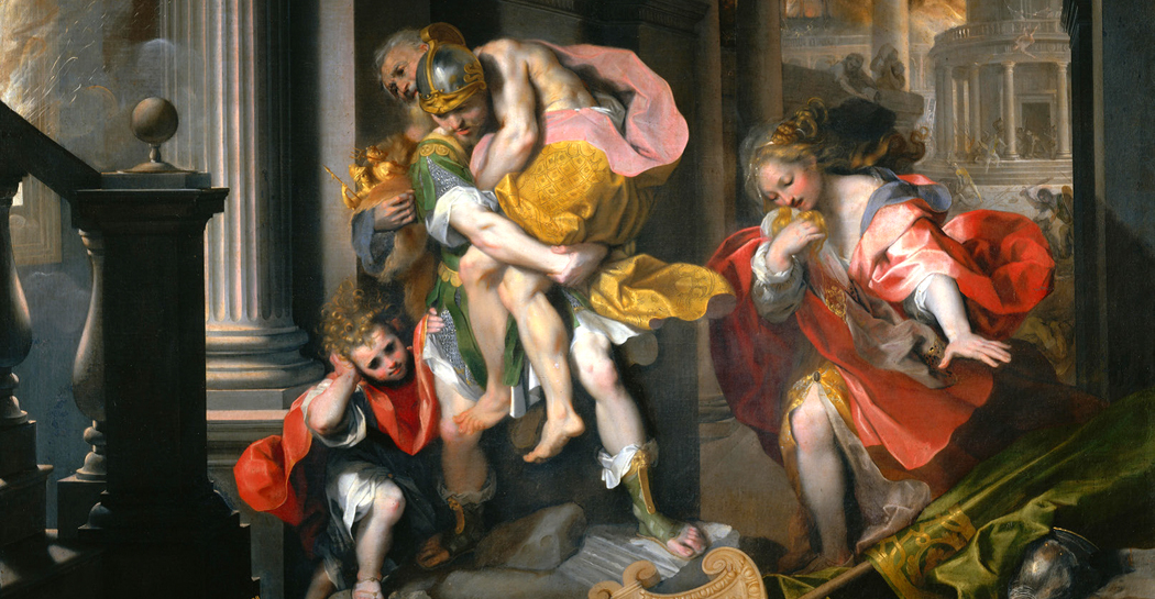 Fuga di Enea da Troia, Federico Barocci (1598)