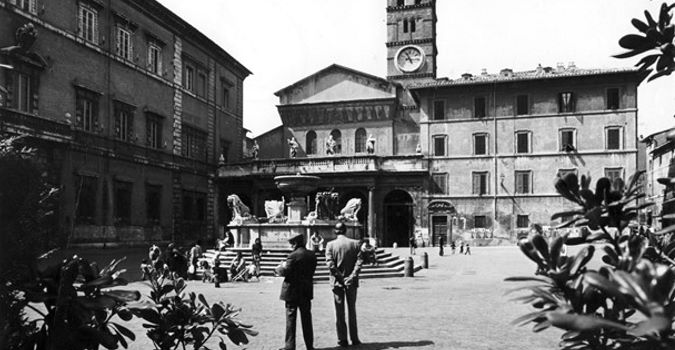 E. Gentilini Piazza Santa Maria in Trastevere