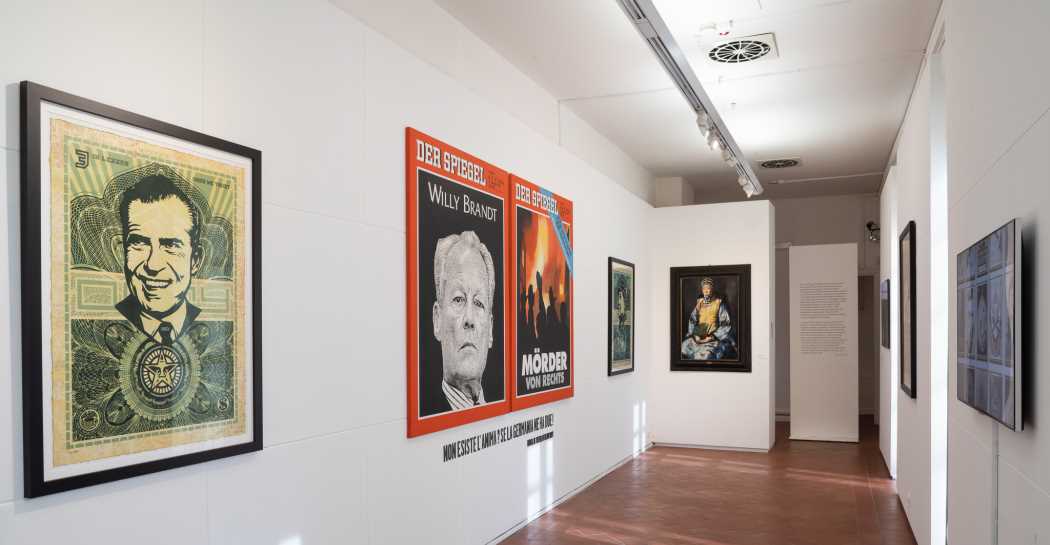 Shepard Fairey. 3 Decades of Dissent, foto dell’allestimento