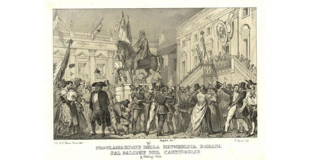 Roma 1849: proclamazione della Repubblica Romana