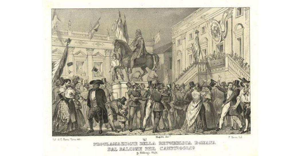 Roma 1849: proclamazione della Repubblica Romana Roma 1849: proclamazione della Repubblica Romana