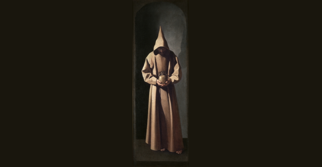 Francisco Zurbarán, San Francesco contempla un teschio, 1635 ca. - Saint Louis, Sant Louis Art Museum