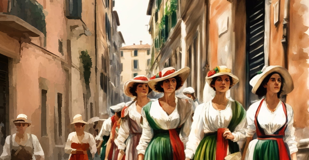 Le donne della Repubblica Romana Le donne della Repubblica Romana