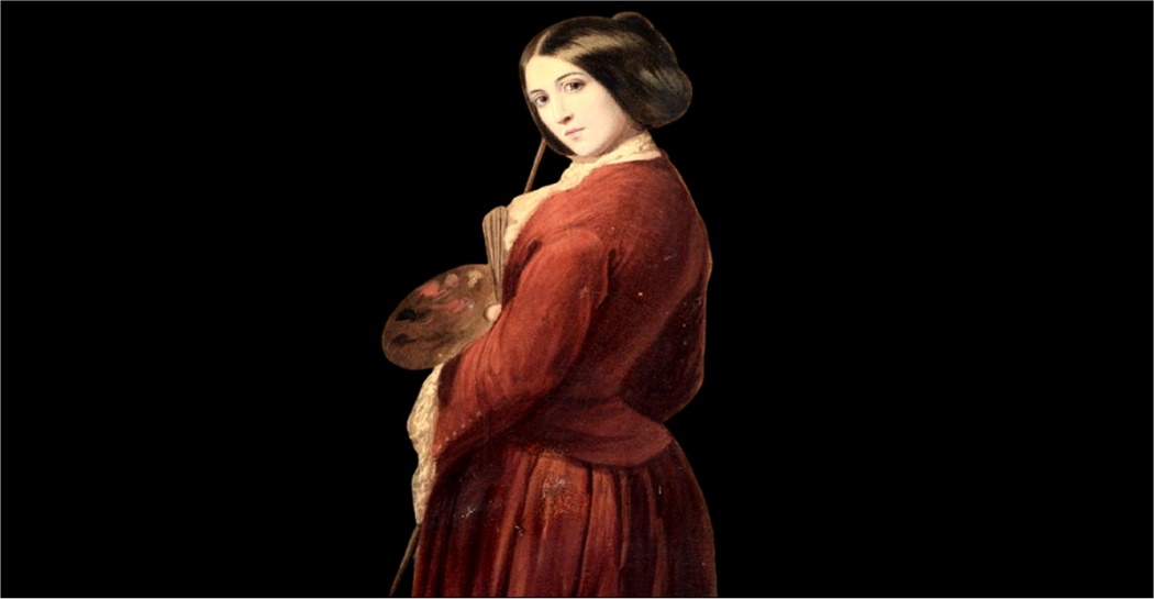 Emma Gaggiotti, La famiglia Gaggiotti-Richards (dettaglio), 1853, pastello e tempera su cartone, MR 45594 Emma Gaggiotti, La famiglia Gaggiotti-Richards (dettaglio), 1853, pastello e tempera su cartone, MR 45594