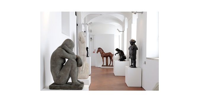 "Il chiostro delle Sculture"-Veduta del Chiostro delle Sculture