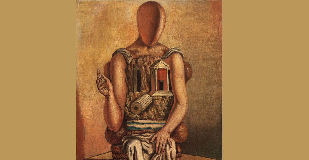 Archeologo solitario_Giorgio de Chirico Archeologo solitario_Giorgio de Chirico