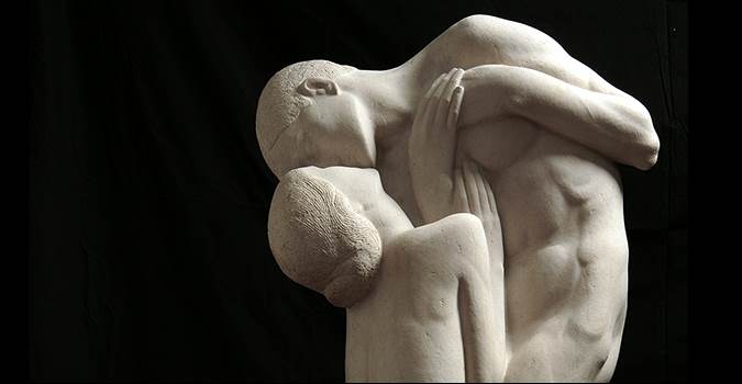 Il chiostro delle sculture alla Galleria d’Arte Moderna