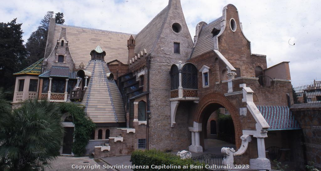 La Casina delle Civette, Villa Torlonia Architetti: : Giuseppe Jappelli / Enrico Gennari / Venuto Venuti / Vincenzo Fasolo Artisti: Duilio Cambellotti / Paolo Paschetto / Umberto Bottazzi / Cesare Picchiarini La Casina delle Civette, Villa Torlonia Architetti: : Giuseppe Jappelli / Enrico Gennari / Venuto Venuti / Vincenzo Fasolo Artisti: Duilio Cambellotti / Paolo Paschetto / Umberto Bottazzi / Cesare Picchiarini