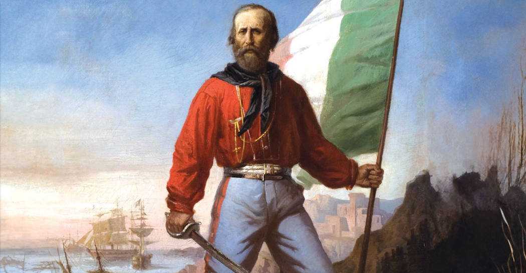 Dipinto dello sbarco di Garibaldi a Marsala