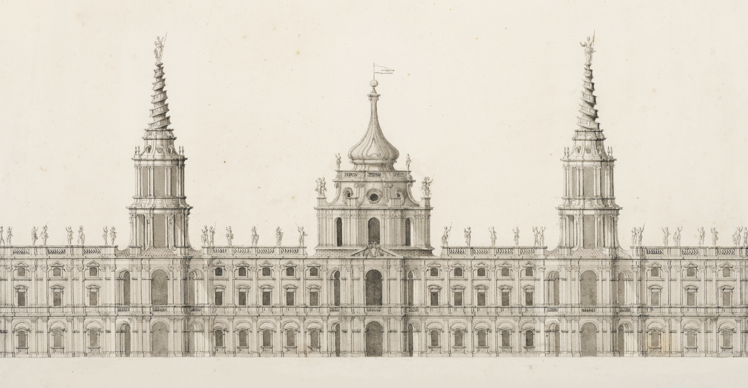 Gaetano Chiaveri (Roma 1689–1770 Foligno) Progetto ideale di un castello per la Sassonia, probabilmente 1736/37 Gaetano Chiaveri (Roma 1689–1770 Foligno) Progetto ideale di un castello per la Sassonia, probabilmente 1736/37