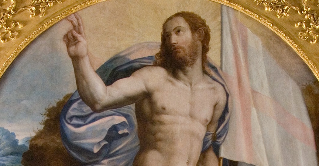 particolare della Resurrezione di Cristo di Giorgio Vasari