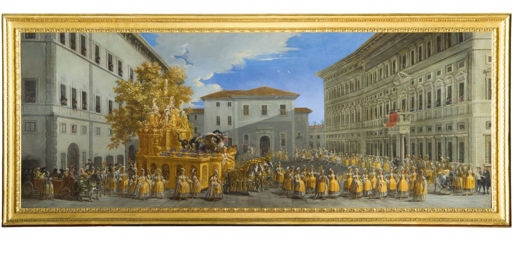 Johann Paul Schor (1615-1674) - Il carro d’oro (dipinto proveniente dalle Gallerie degli Uffizi di Firenze)