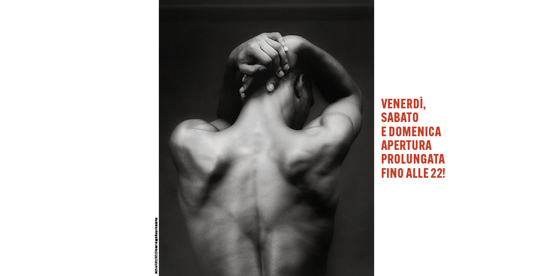 Apertura straordinaria serale della mostra Robert Mapplethorpe nei weekend Apertura straordinaria serale della mostra Robert Mapplethorpe nei weekend