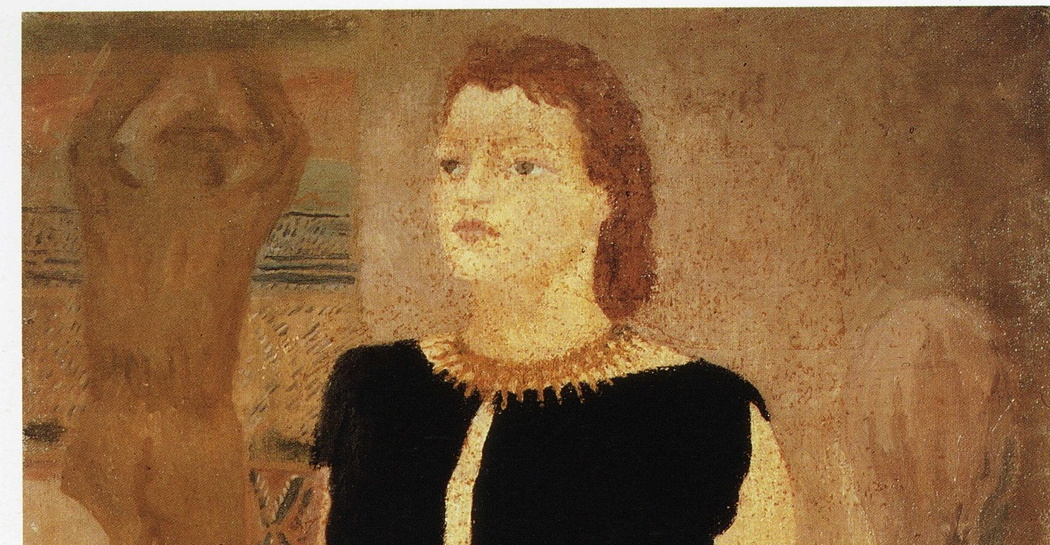 Mario Mafai (Roma, 1902 - 1965).Ritratto nello studio di scultura / Portrait in the sculpture studio 