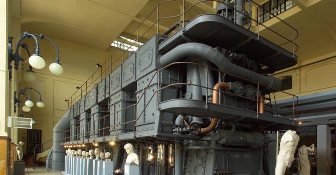 Centrale Montemartini, particolare della Sala Macchine