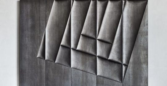 Nunzio, Senza Titolo, 2009, Piombo su legno, cm 180x180
