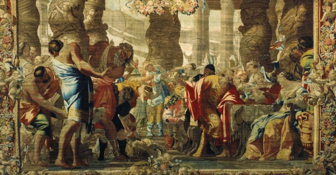 Samson au festin des Philistins de Vouet