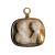 Medaglione d’oro di fattura moderna con cammeo del III secolo dopo Cristo raffigurante una coppia di sposi (dal Tesoro di Via Alessandrina)