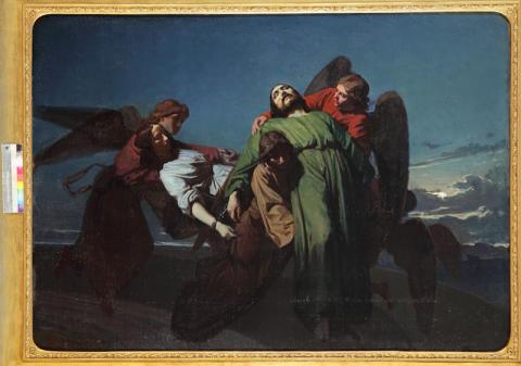 Domenico Morelli, I Martiri Cristiani portati dagli Angeli, olio su tela, inv. 6577 O.A., Museo e Real Bosco di Capodimonte Domenico Morelli, I Martiri Cristiani portati dagli Angeli, olio su tela, inv. 6577 O.A., Museo e Real Bosco di Capodimonte