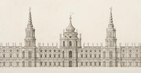 Gaetano Chiaveri (Roma 1689–1770 Foligno) Progetto ideale di un castello per la Sassonia, probabilmente 1736/37 Gaetano Chiaveri (Roma 1689–1770 Foligno) Progetto ideale di un castello per la Sassonia, probabilmente 1736/37