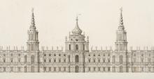 Gaetano Chiaveri (Roma 1689–1770 Foligno) Progetto ideale di un castello per la Sassonia, probabilmente 1736/37